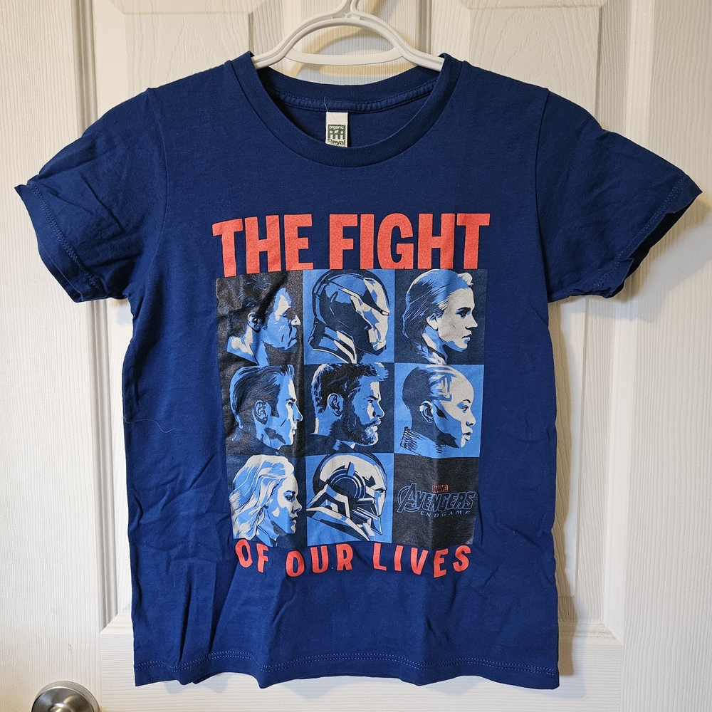 Avenger Blue Graphic 'The Fight of Our Lives' Kids Tee